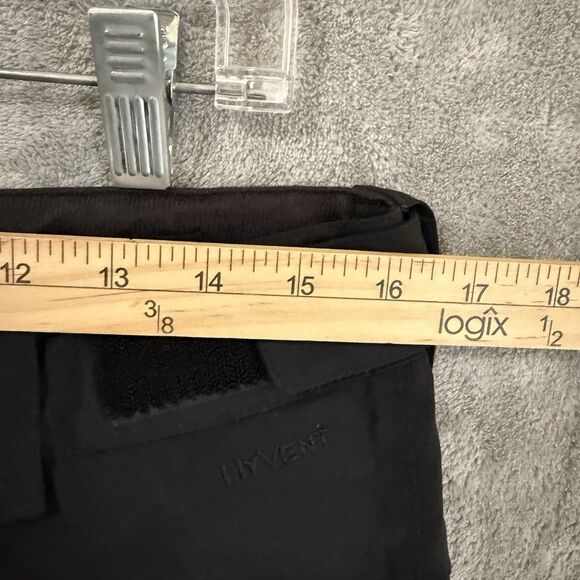 The North Face Hyvent Women M Snow Ski Pants Black Waterproof Cargo Zip Pockets - Picture 5 of 11